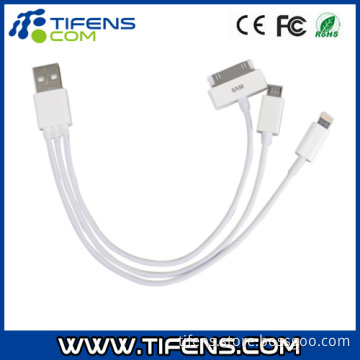 4 in 1 USB Charging Cable for iPhone 5/5s/5c/iPad